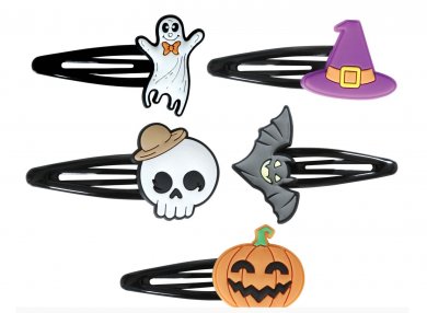 Set of Halloween Hair Clips (5pcs)