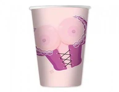 Sexy Girl Paper Cups (8pcs)