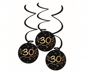 Shining Glam 30 Διακοσμητικά Σπιράλ (3τμχ)