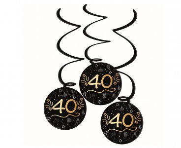 Shining Glam 40 Διακοσμητικά Σπιράλ (3τμχ)