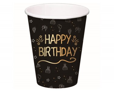 Shining Glam Paper Cups (8pcs)