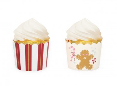 Gingerbread Decorative Cupcake Wrappers (50pcs)