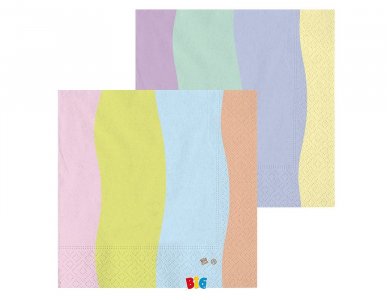 Soft Rainbow Luncheon Napkins (20pcs)
