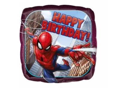 Spiderman Happy Birthday Foil Balloon (43cm)