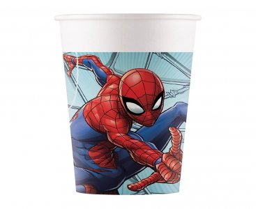 Spiderman Ποτήρια Χάρτινα (8τμχ)