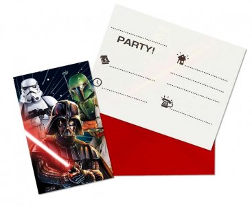 Star Wars Galaxy Προσκλήσεις (6τμχ)