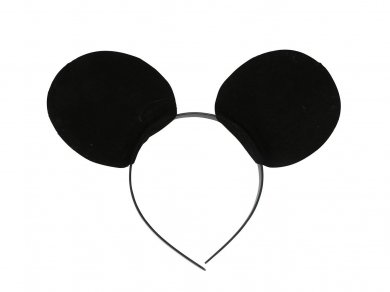 Black Mouse Ears Headband