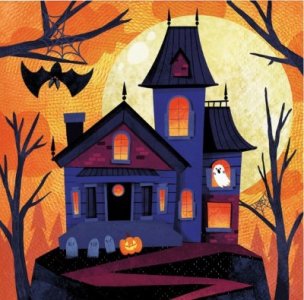 Στοιχειωμένο Σπίτι - Είδη Πάρτυ για Halloween