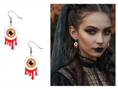 Halloween Eyes Earrings