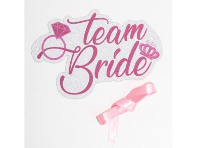 Team Bride Glitter Necklaces (4pcs)