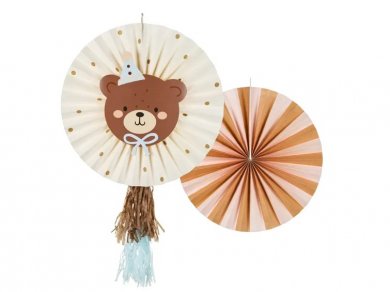 Teddy Bear Διακοσμητικές Βεντάλιες (2τμχ)