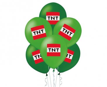 TNT Green Latex Balloons (12pcs)