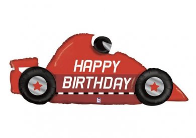 Αμάξι της Φόρμουλα Happy Birthday Super Shape Μπαλόνι (109εκ)