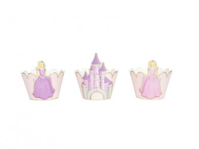 Το Παλάτι της Πριγκίπισσας Διακοσμητικά Περιτυλίγματα για Cupcakes (6τμχ)