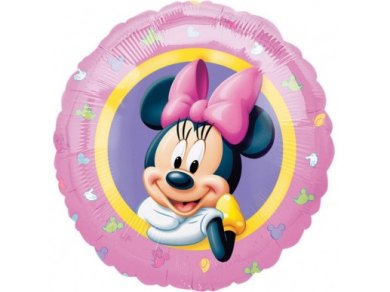 Pink Minnie Mouse Portrait Foil Balloon (43cm)