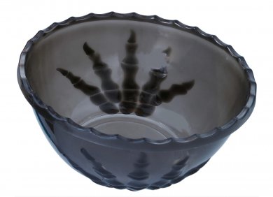 Skeleton Hand Black Bowl (14cm x 33cm)