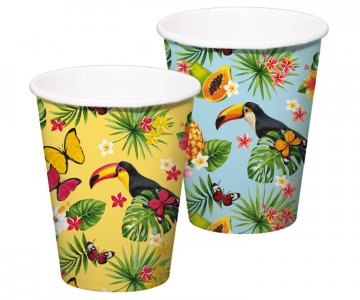 Toucan Paper Cups (8pcs)