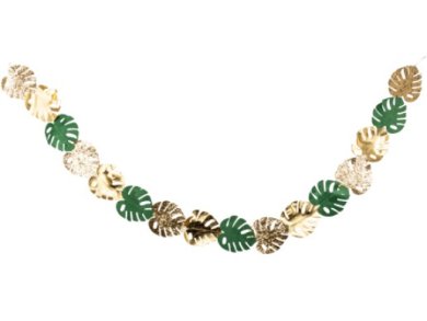 Tropical Leaves Fabric Garland (2m)