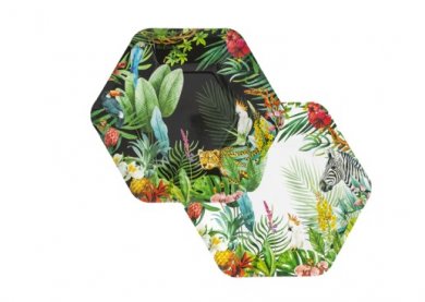Tropical Jungle Paper Plates (8pcs)