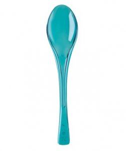 Turquoise Dessert Spoons (20pcs)