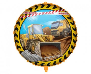 Under Construction Foil Balloon (45cm)