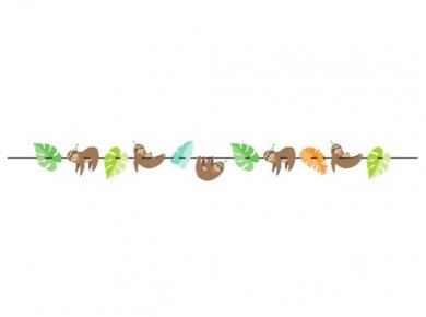 Sloth Party Garland (2m)