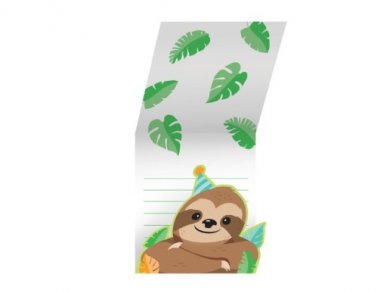 Sloth Party Invitations (8pcs)