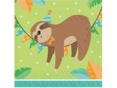Sloth Party Luncheon Napkins (16pcs)