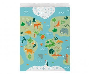 World Adventure Χάρτινα Σακουλάκια (8τμχ)