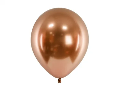 Copper Glossy Latex Balloons (5pcs)