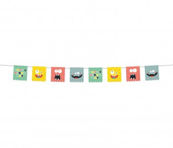 Happy Monsters Flag Bunting (6m)