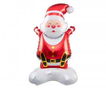 Happy Santa Self Standing Foil Balloon (147cm)