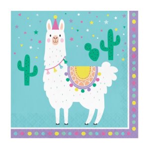 Luncheon Napkins Llama Party (16pcs)