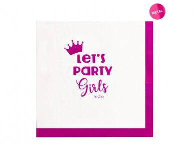 Χαρτοπετσέτες Φαγητού Let's Party Girls (16τμχ)