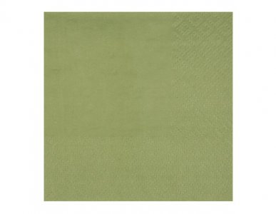 Olive Green Beverage Napkins (25pcs)