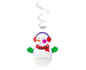 Snowman Swirl Decoration