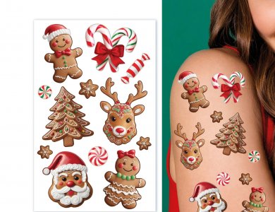 Christmas Tattoos (12pcs)