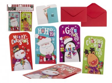 Christmas Money Gift Pocket with Envelopes (2pcs)