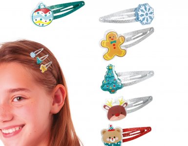 Assortment of Christmas Hair Clips (6pcs)