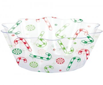 Christmas Reusable Plastic Bowl (20,3cm)