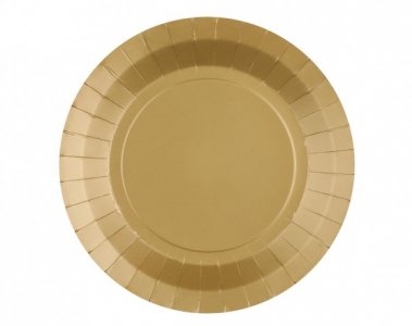 Gold Small Paper Plates (10pcs)