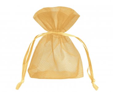 Gold Organza Small Bags (10pcs)