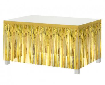 Gold Foil Curtain for Table Decoration (80cm x 300cm)