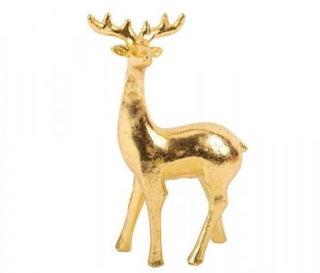 Gold Deer Table Decoration (16 x 8cm)