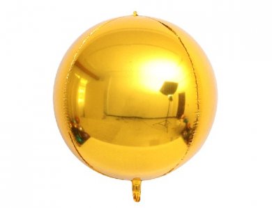 Χρυσό Καθρέπτης Μεγάλο Globe Μπαλόνι (80εκ)