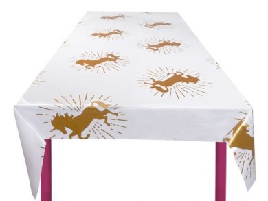 Gold Unicorn Tablecover (130 x 180cm)