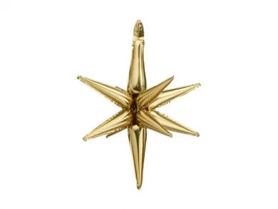 Gold 3D Star Foil Balloon (70cm)