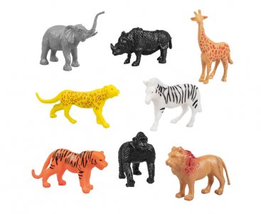 Safari Animals Toys (8pcs)