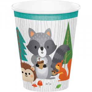 Wild Animals Paper Cups (8pcs)