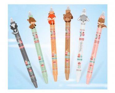 Forest Animals Set of Erasable Pen (6pcs)